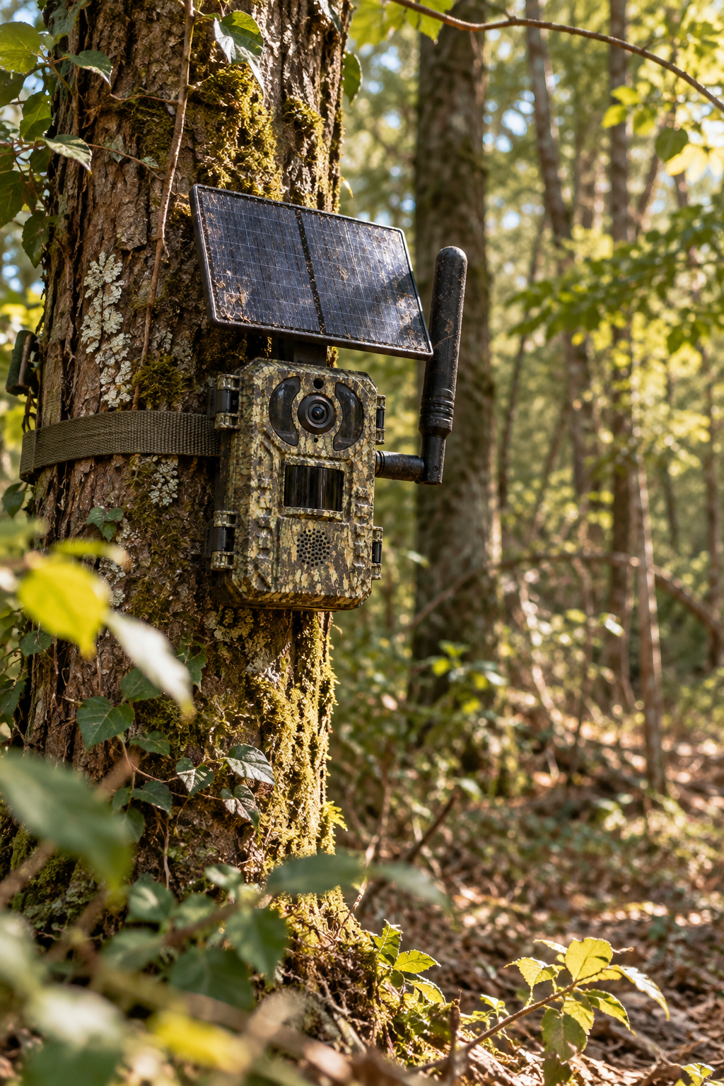 Hunter Solar 4G Pro – Caméra de Chasse Solaire avec Vision Nocturne HD